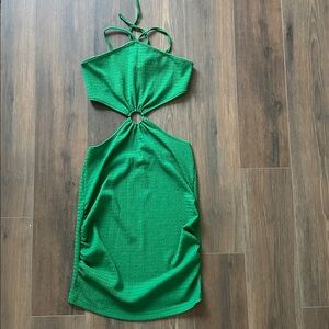 Green Cutout Dress
